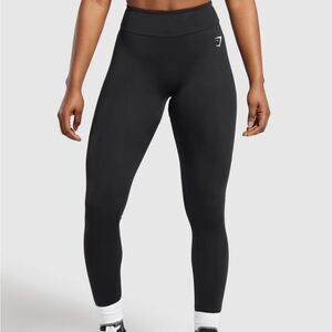 GYMSHARK BLACK POWER LEGGINGS SIZE SMALL